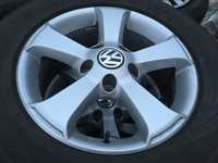 Alu kolo originál VW 7.5x17" ET50, 5x130x71.5 a Pirelli Scorpion Ice & Snow 235/65 R17 108H 90%