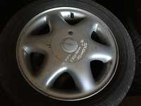 Alu kolo originál OPEL 7x15" ET49, 4x100x56.5 a 195/50 R15 82T Goodyear 10%