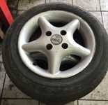 Alu kola DBV 5x13" 4x100x57 a Hankook 155/70 R13 40%