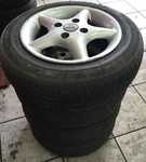 Alu kola DBV 5x13" 4x100x57 a Hankook 155/70 R13 40%