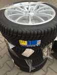 Alu kolo BROCK 7x16“ ET55, 4x100x60 a Michelin Alpin A4 195/45 R16 84H