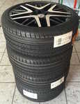 Alu kolo originál MERCEDES 5x112x66.5 Přední 8.5x20" ET43 a Continental Conti SportContact 2 255/35 R20 97Y, Zadní 9.5x20" ET43 a Continental Conti SportContact 2 275/35 R20 102Y