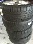 Alu kolo OPEL 7.5x18" 5x105x56.5 ET42 a Bridgestone Potenza RE050A 225/45 R18 91W 90%