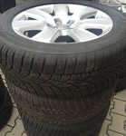 Alu kolo originál AUDI 7.5x18" ET26 5x112x66.5 a Dunlop SP Winter Sport 3D 235/55 R18 104H 99%