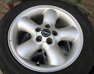 Alu kolo originál OPEL 7x16" ET39, 5x110x65 a Continental Conti SportContact 205/55 R16 91W 20%