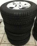 Alu kolo originál VW 7.5x17" ET50, 5x130x71.5 a Pirelli Scorpion Ice & Snow 235/65 R17 108H 95%