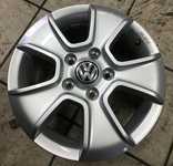 Alu kolo originál  VW 6.5x16“ ET62, 5x120x65 