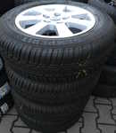 Alu kolo BORBET 6.5x15" ET50, 5x112x57 a Semperit Speed-Grip 2 195/65 R15 91T