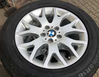 Alu kolo originál BMW X5 5x120x74 8.5x18" ET46 a Continental Conti4x4WinterContact 255/55 R18 109H XL FR RFT