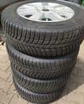 Alu kolo BORBET 7x16" ET45, 5x114.3x67 a Kumho KW23 215/65 R16 98H 70%