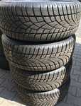 Alu kolo originál VW 8x18" ET53, 5x130x71.5 a Dunlop SP Winter Sport 3D 255/55 R18 109V XL NO 99% + čidla tlaku TPMS