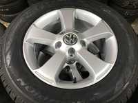 Alu kolo originál VW 7.5x17" ET50, 5x130x71.5 a Pirelli Scorpion Ice & Snow 235/65 R17 108H XL