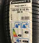 Plechový disk KFZ 8000 6Jx15 5x100x57 ET43 a Semperit Speed-Grip 2 185/55 R15 86H XL