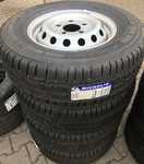 Plechový disk KFZ 8555 6Jx15 5x130x84 ET75 a Michelin Agilis Alpin 225/70 R15 112R