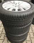 Alu kolo originál VW 8x18" ET50, 5x120x65 a Michelin Pilot Alpin PA4 255/45 R18 103V XL 95%, Michelin Pilot Alpin PA3 255/45 R18 103V XL 95%