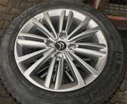 Alu kolo originál CITROEN 7x16" 4x108x65 ET29 a Michelin Alpin A4 205/55 R16 91H