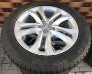 Alu kolo originál AUDI 7x19" ET37 5x112x66.5 a Continental ContiCrossContact Winter 235/55 R19 101H AO FR 70%