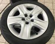 Plechový disk OPEL 7x17" ET44, 5x115x70.3 a Nokian WR A3 225/50 R17 98V FR XL 50% + Poklice