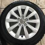 Alu kolo originál AUDI 7x16" ET40 5x112x57 a Goodyear Vector 4Seasons 205/55 R16 94V AO 20%