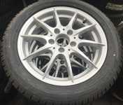 Alu kolo originál MERCEDES 6x16" ET46, 5x112x66.5 a Dunlop SP Winter Sport 3D 195/55 R16 87T MO