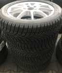 Alu kolo originál MERCEDES 6x16" ET46, 5x112x66.5 a Dunlop SP Winter Sport 3D 195/55 R16 87T MO