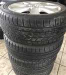 Alu kolo BORBET 7.5x18“ ET38, 5x112x66.5 a Falken EuroWinter HS-439 235/50 R18 101V 40%