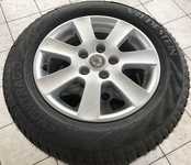 Alu kolo BORBET 6.5x15" ET50, 5x112x57 a Vredestein SnowTrac 3 195/65 R15 91T