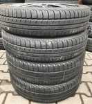 Alu kolo originál BMW i3 5x112x66.5, PŘEDNÍ 5x20" ET43 a Bridgestone Ecopia EP500 155/60 R20 80Q * 99%, ZADNÍ 5.5x20" ET53 a Bridgestone Ecopia EP500 175/55 R20 85Q * 98% + čidla tlaku TPMS