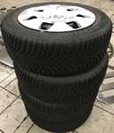 Plechový disk KFZ 9947 7Jx17 5x115x70.3 ET41 a Michelin Alpin A4 225/55 R17 101V XL 100% + POKLICE