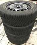 Plechový disk KFZ 9947 7Jx17 5x115x70.3 ET41 a Michelin Alpin A4 225/55 R17 101V XL 100% + POKLICE