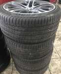 Alu kolo originál BMW 7, X3, 5GT 5x120x72.5 Přední 8.5x20" ET38 a Pirelli PZero 245/40 R20 99Y RFT * 80%, Zadní 10x20" ET51 a Pirelli PZero 275/35 R20 102Y RFT * 70%