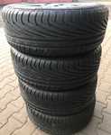 Alu kolo DOTZ 7.5x17" ET48, 5x114.3x67 a Uniroyal RainSport 3 215/50 R17 95Y XL 99% + čidla tlaku TPMS Hyundai i40 