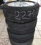 Alu kolo originál AUDI 7.5x18" ET40 5x112x57 a Nokian WR A3 245/50 R18 104V XL 90%