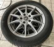 Alu kolo originál MERCEDES 6x16" ET46, 5x112x66.5 a Continental SportContact 2 205/55 R16 94V XL 30%