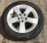 Alu kolo HONDA 6.5x16“ ET45, 5x114.3x64 a Michelin Primacy HP 205/55 R16 91V 90%