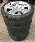 Alu kolo originál AUDI 8x19" ET26 5x112x66.5 a Dunlop SP Winter Sport 3D 235/40 R19 96V RO1 40%