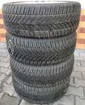 Alu kolo originál ŠKODA 7x17“ ET54, 5x112x57 a Dunlop SP Winter Sport 4D 225/45 R17 94V 90%