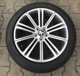 Alu kolo originál PEUGEOT 8x18“ ET27, 5x108x65 a Pirelli Winter 240 SottoZero II 235/45 R18 98V XL