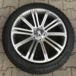 Alu kolo originál PEUGEOT 8x18“ ET27, 5x108x65 a Pirelli Winter 240 SottoZero II 235/45 R18 98V XL