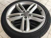 Alu kolo originál AUDI 8.5x20" ET43, 5x112x66.5 a Pirelli Winter 240 SottoZero II 255/40 R20 101V XL FR AO 99%