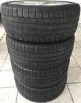 Alu kolo originál AUDI 8.5x20" ET43, 5x112x66.5 a Pirelli Winter 240 SottoZero II 255/40 R20 101V XL FR AO 99%