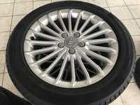 Alu kolo originál AUDI 7x17" ET46, 5x112x66.5 a Continental ContiWinterContact TS830 P 225/50 R17 94H AO 95%