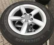 Alu kolo originál AUDI 7.5x16" ET45 5x112x66.5 a Michelin Pilot Primacy 3 225/55 R16 95W 40%