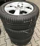 Alu kolo originál VW 6x15" ET43, 5x100x57 a Dunlop SP Sport BluResponse 195/55 R15 85V 70%