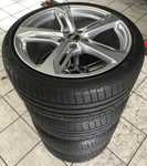 Alu kolo originál AUDI 9x19" ET52 5x112x57 a Hankook K117 Ventus S1 Evo 2 245/35 R19 93Y AO 99%