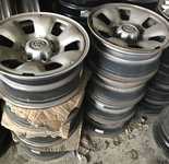 Plechový disk TOYOTA KZF 7,5Jx17 6x139,7x107 + Pokličky