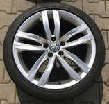 Alu kolo originál VW 7.5x18“ ET51, 5x112x57 a Dunlop SP Sport Maxx GT 225/40 R18 92Y 70%