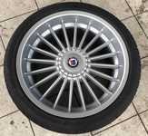 Alu kolo originál ALPINA Přední 5x120x74 10x21" ET40 a Dunlop SP Sport Maxx 285/35 R21 105W XL RFT * 99%, Zadní 5x120x74 11.5x21" ET38 a Dunlop SP Sport Maxx 325/30 R21 108Y XL RFT * 99%