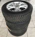 Alu kolo originál AUDI 7x18" ET38, 5x112x66.5 a Dunlop SP Winter Sport 3D 235/55 R18 100H AO 98%