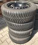 Plechový disk KFZ 9537 7Jx16 5x112x66,5 ET39 a Goodyear UltraGrip 7+ 205/60 R16 96H XL